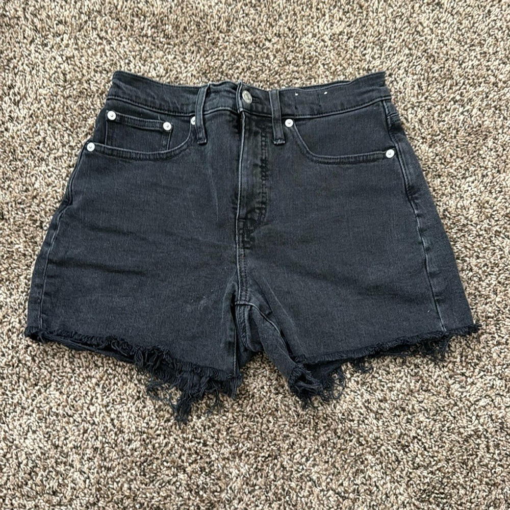Madewell high rise denim shorts